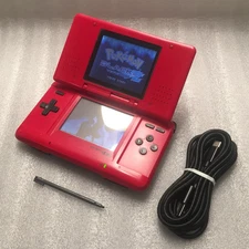 MINT Nintendo DS Red  LOOPY CAPTURE CARD  BRIGHT SCREEN MODDED  UPGRADED G2U