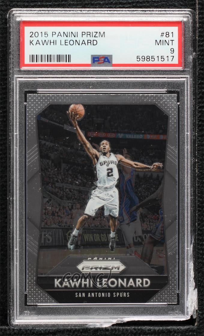 2015-16 Panini Prizm Kawhi Leonard #81 PSA 9 MINT