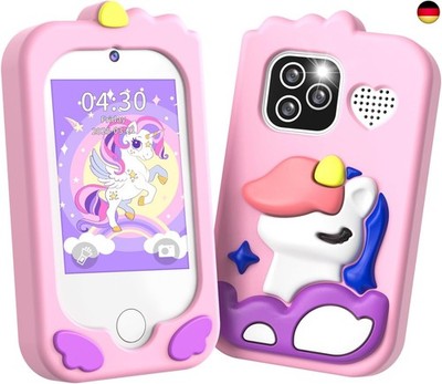 CHAKEYAKE Kinderkamera,Kinder Handy Smartphone Lernspielzeug,Kinder Kamera mit