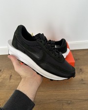 Nike Sacai LD Waffle Black Nylon Size US 8