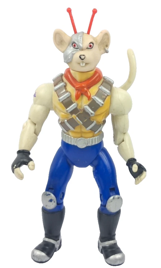 5 Figurines Les Souris Motards De L'Espace - Biker Mice From Mars 1994, PVC