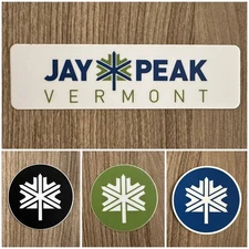 Authentic Jay Peak Sticker Decal PICK & CHOOSE Design Stickers Ski Vermont