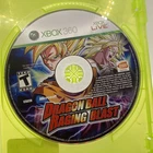 Dragon Ball Raging Blast (Microsoft Xbox 360) Disc Only Tested Works