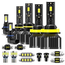 Light Bulbs Fit for Toyota 4Runner 2006-2009,High Low Beam Fog Light Combo 90...