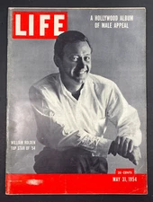 VTG LIFE Magazine - May 31 1954 - WILLIAM HOLDEN / Michael Rennie / Ford Car Ad