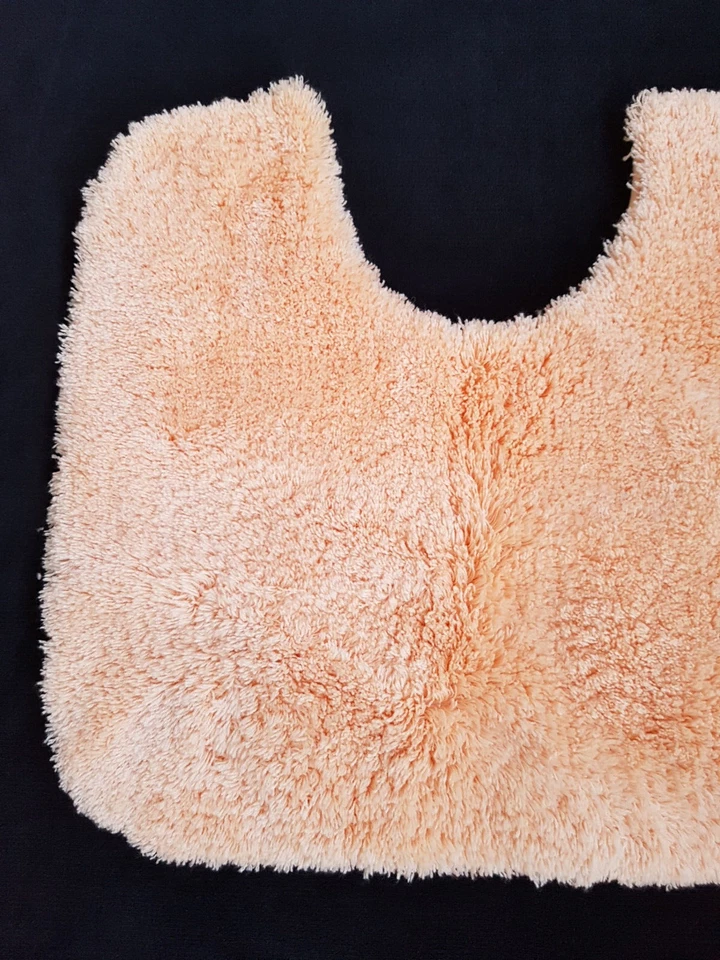 PANA Ambiente Stand-WC Umrandung Vorlage pfirsich peach 54 x 49 cm Badematte NEU - Bild 2 von 4