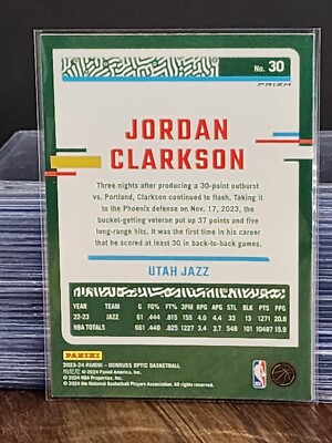 ８枚限定 PRIZM JORDAN CLARKSON PSA9 NBAカード 2014-15 Prizm Rookie- Jordan Clarkson Los Angeles Lakers, Jazz | eBay