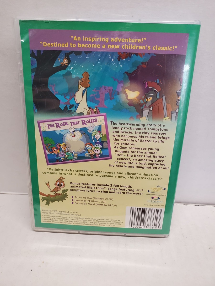 God Rocks! Bibletoons; Rez: The Rock That Rolled! DVD | eBay