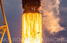 2022 June 8 8x10 PHOTO SPACE X NILESAT-301 EGYPT ROCKET CAPE KENNEDY FALCON 9 2