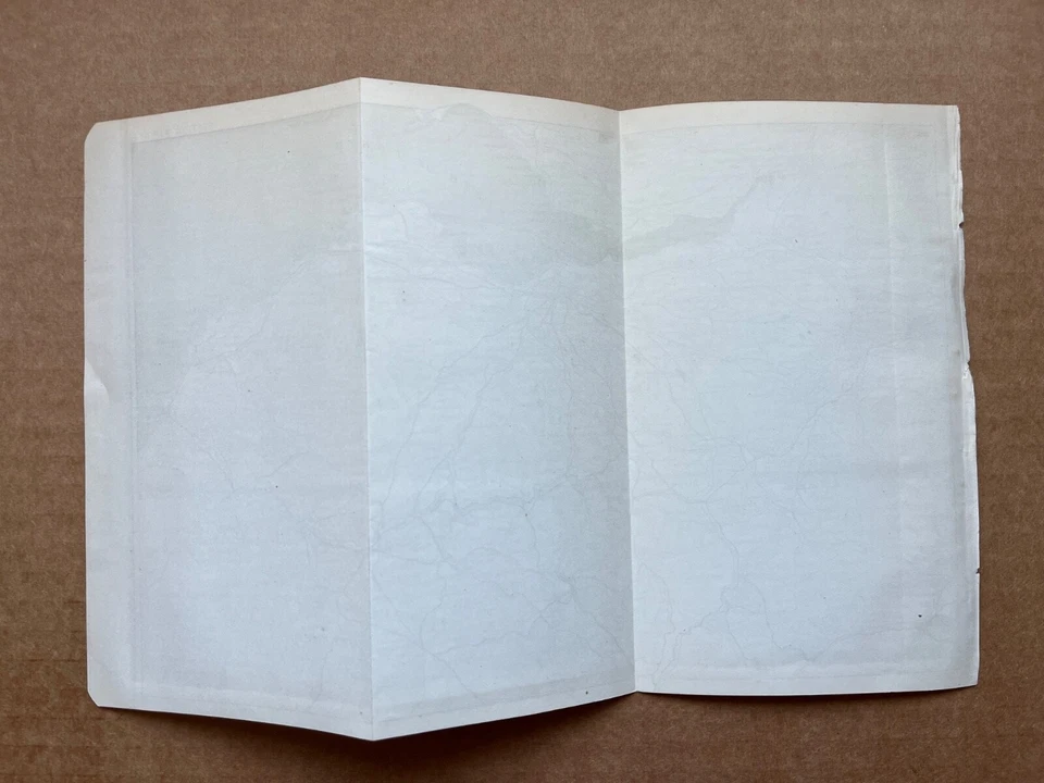 Antique map Glasgow to Berwick Scotland chromolithograph 1894 - Image 4 of 4