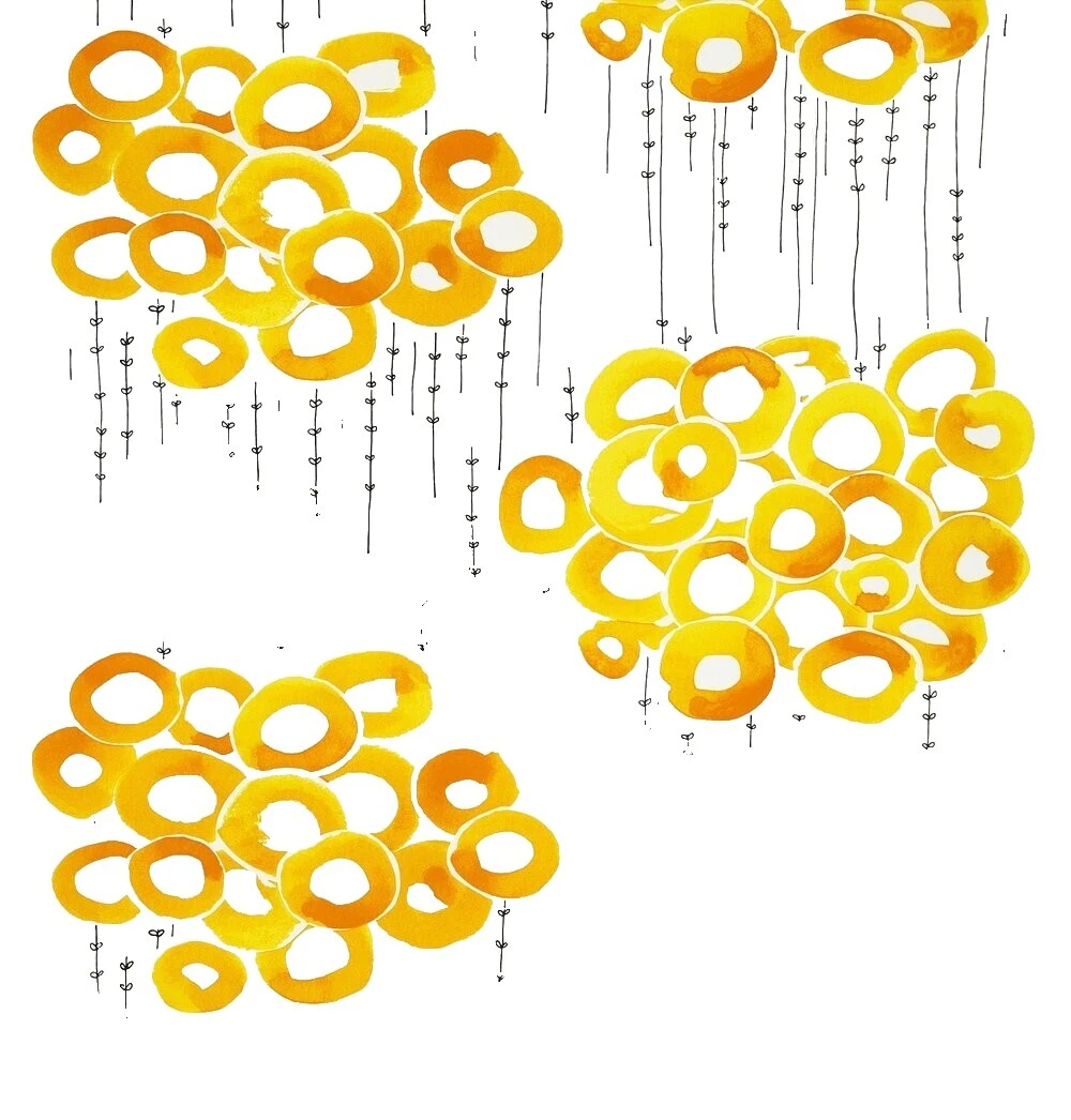 IKEA Floral Drapery Craft Fabrics