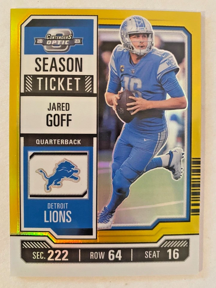 2023 Panini Contenders Optic Jared Goff #17