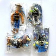Vintage Toy Story Burger King Kids Club 1995 Woody Buzz Alien HotDog NIP