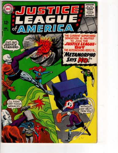 Justice League of America #42 Comic KEY Silver Age Metamorpho joins JLA 1966 FN - Picture 1 of 1