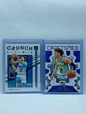 LaMelo Ball 2021-22 Donruss Crunch Time and Craftsmen Press Proof Hornets