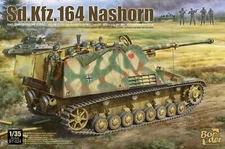 Border Model 1/35 Sd.Kfz. 164 Nashorn Early/Command w/4 figures #BT-024 📌USA📌