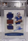 2018 Panini National Treasures Josh Allen RPA #50/99 Signature Trios BILLS