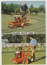 Australia VICTORIA VIC Palmer Bowling Green Coring Machine advertising postcard