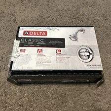 Classic Single-Handle 5-Spray Shower Faucet with Stops in Chrome W/Valve