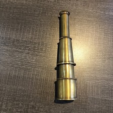 Brass Maritime Telescope Nautical Boat Sail Spyglass Binocular 7.5x1.5" Retro