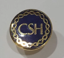 CSH Cold Spring Harbor Laboratory Lapel Pin Double Strand Helix DNA Design