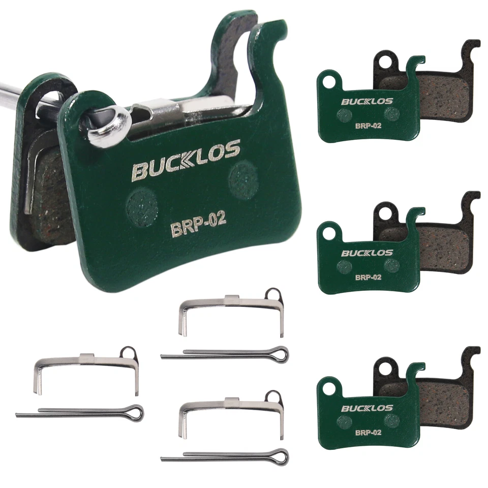 Par de pastillas de freno de disco de cerámica para bicicleta MTB de 2/4/8 para Shimano M06 M07Ti A01S ZOOM M800 Foto 2 de 4