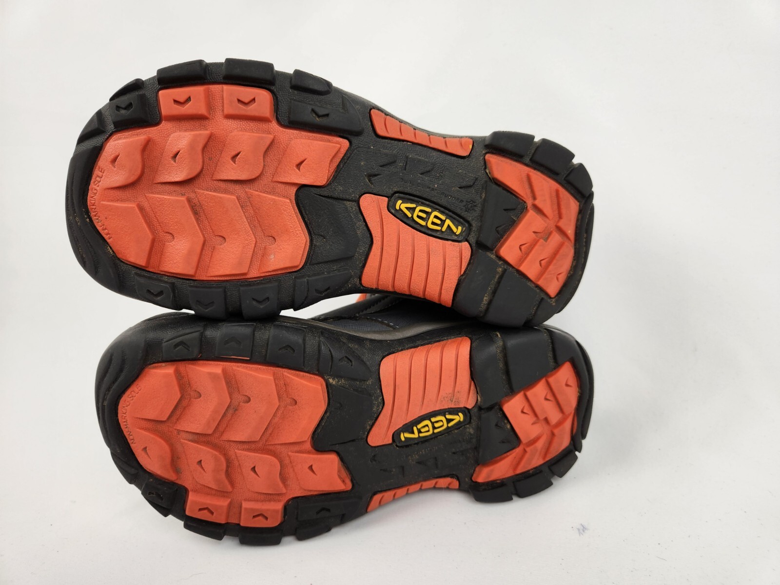 Keen Boots Kootenay bambini giovani taglia 3 grigio pelle foderata pile scarpe da neve invernali