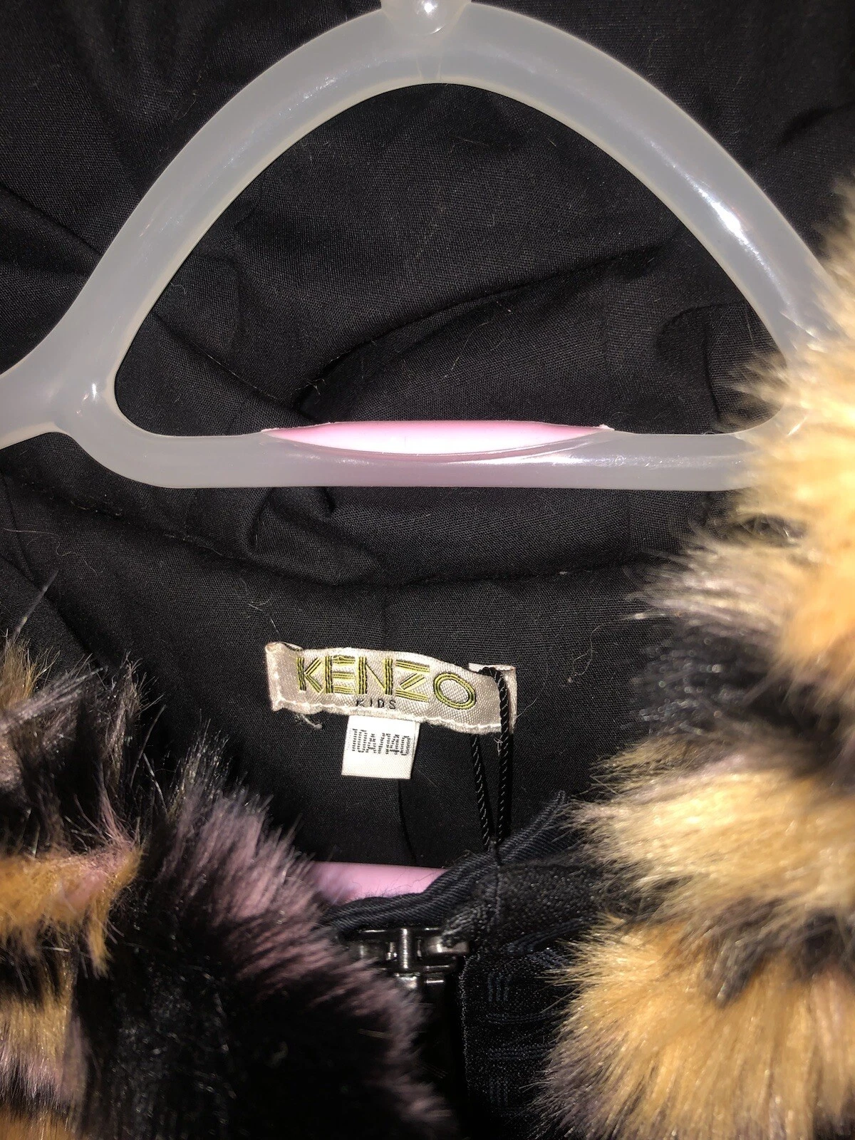 Kenzo cappotto ragazza con cappuccio