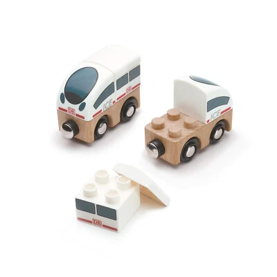 NEUE FREUNDE Mein Kreativ Zug - ICE oder REGIO zum selber bauen für die Holzeisenbahn.