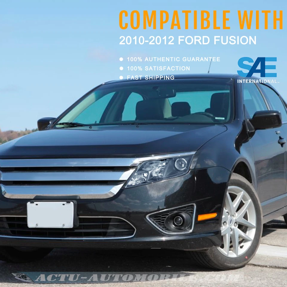 Par de faros halógenos izquierda+derecha para Ford Fusion 2010-2012 Foto 4 de 4