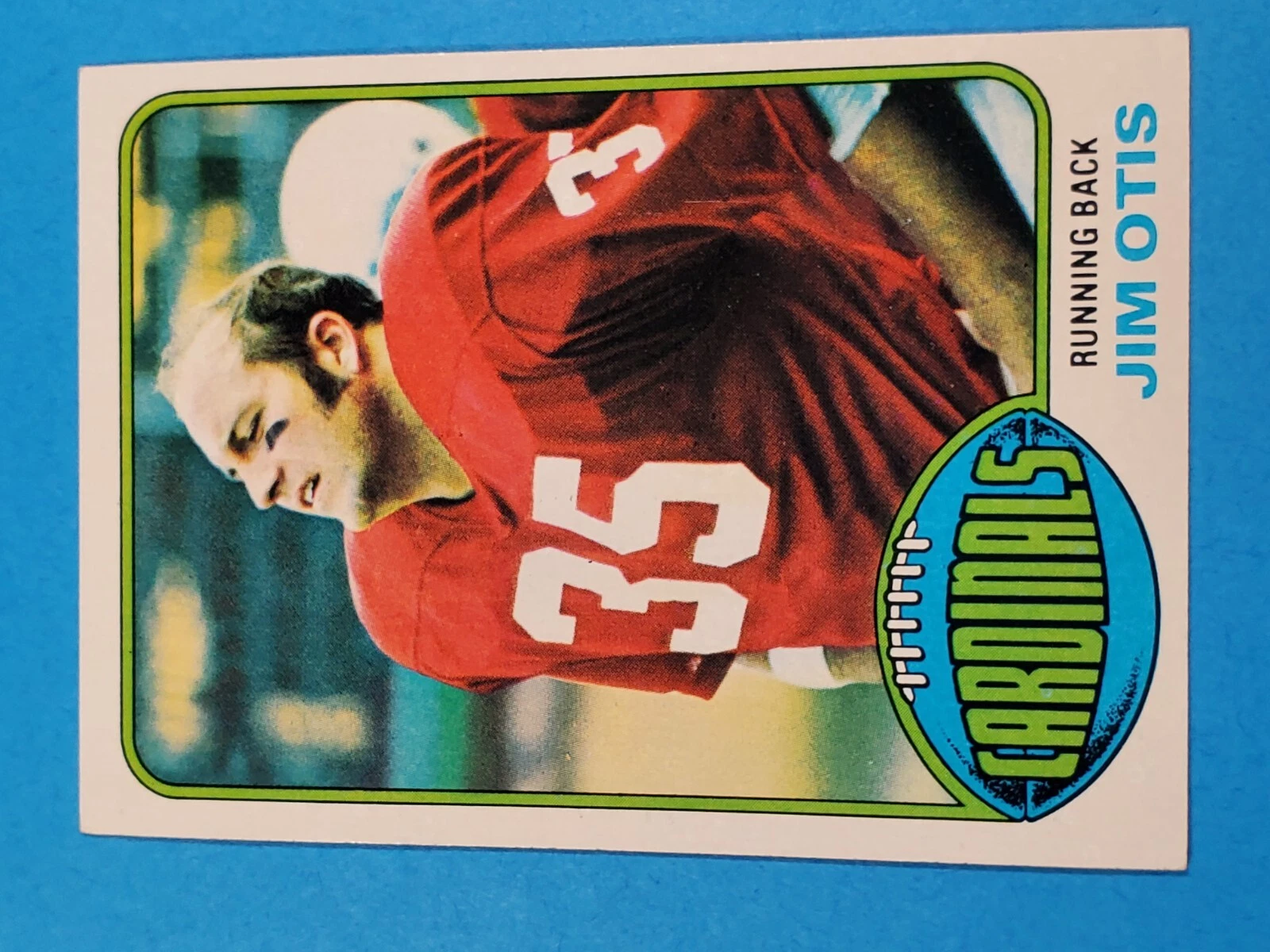 1976 TOPPS FOOTBALL #445 JIM OTIS HIGH GRADE EX EX-MT