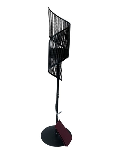 PORTACANDELE IN METALLO NERO O ARGENTO CON CANDELA T-LIGHT SCALDAVIVANDE CM 28 - Picture 5 of 5