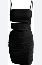 Women's Sleeveless Halter Neck Dress Summer Dress M Size