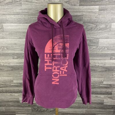 THE NORTH FACE Graphic Pullover Pink & Purple Activewear Hoodie Women's Size L