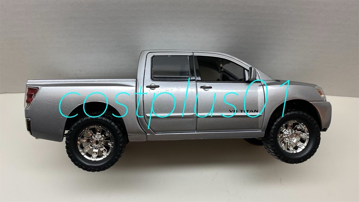 1/24 ホットウィール 日産 タイタン V8 ハイリフト カスタム jada JADA HIGH PROFILE NISSAN TITAN 1:24 SILVER | eBay