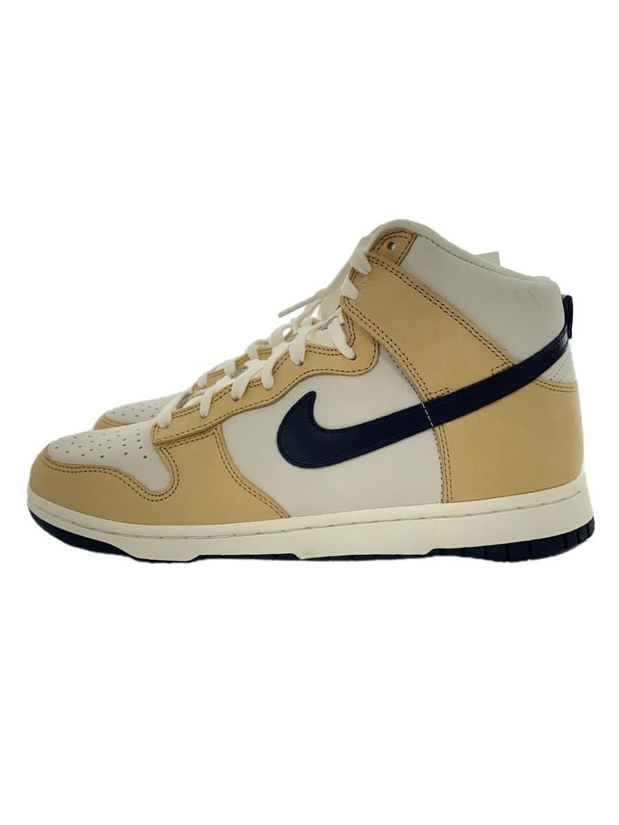 Nike DX2044-101 High Top Sneakers Dunk PRM Premium 27.5 cm Beige 