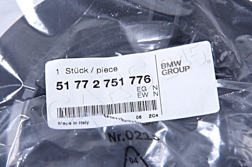 NEW MINI CLUBMAN R55 LID WHEELHOUSE COVER 51772751776 ORIGINAL - Picture 4 of 4