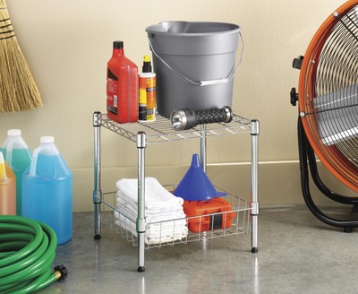 Adjustable, 15''W x 14''D x 15''H 2-Shelf Freestanding Shelves
