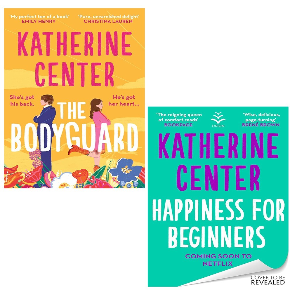 Katherine Center Collection 2 Books Set Bodyguard, Happiness For Beginners Paper