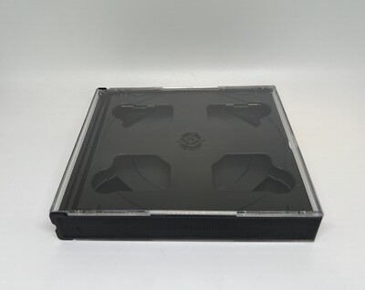 10 PCS 23MM(7/8'') 5 DISC MULTI-5 CD JEWEL CASE W/BLACK CDA TRAY- 5CDBLK