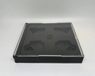 2 PCS NEW QUALITY 23MM(7/8'') 5 DISC MULTI-5 CD JEWEL CASE W/BLACK TRAY- 5CDBLK