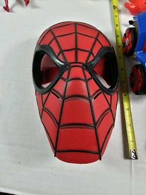 Spiderman Mask Youth Marvel 2010 Adjustable Hook and Loop Strap a3 - Image 1 of 4