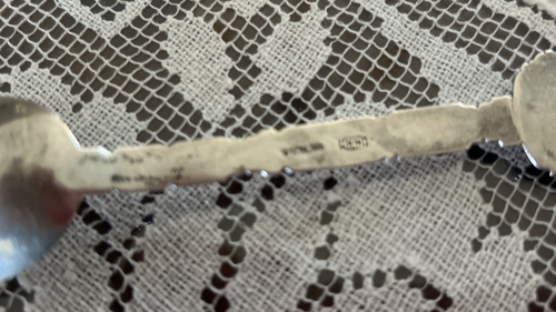 Cuchara de plata esterlina de colección, cuenco "Vancouver", BC, logotipo, ¡mango de tótem! - Imagen 5 de 5
