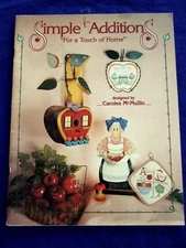  2 VINTAGE TOLE PAINTING PATTERN BOOKS  "SIMPLE ADDITION"&HAPPY HEARTS" 55 PAGES