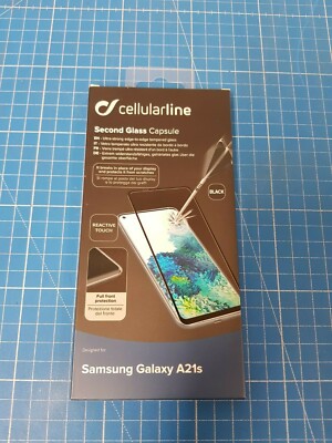 Cellular Line CAPSULE Display-Schutzglas für Samsung Galaxy A21s Handyhülle
