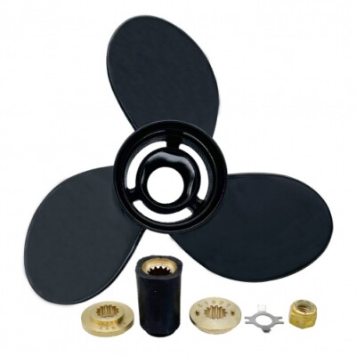 Propeller 25-70PS, 10-5/8x12R, 3 Blade, 13 Zahn Alu f. Mercury Außenbordmotoren