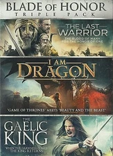 Blade of Honor THE LAST WARRIOR-I AM DRAGON-THE GAELIC KING 3 DISC SET 2017 [P4