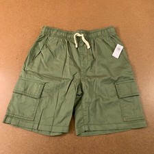 Old Navy Boys XL 14-16 Green Cargo Jogger Shorts NWT