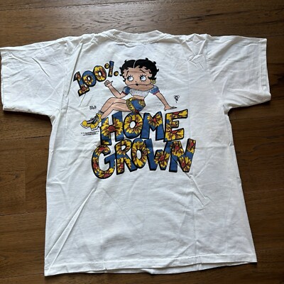 T-shirt Betty Boop Officiel – Vintage Neuf Avec étiquettes – Taille Unique Femme