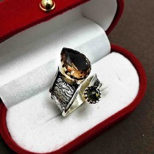 Handmade Authentic Ring Jewelry Made of Sterling Silver